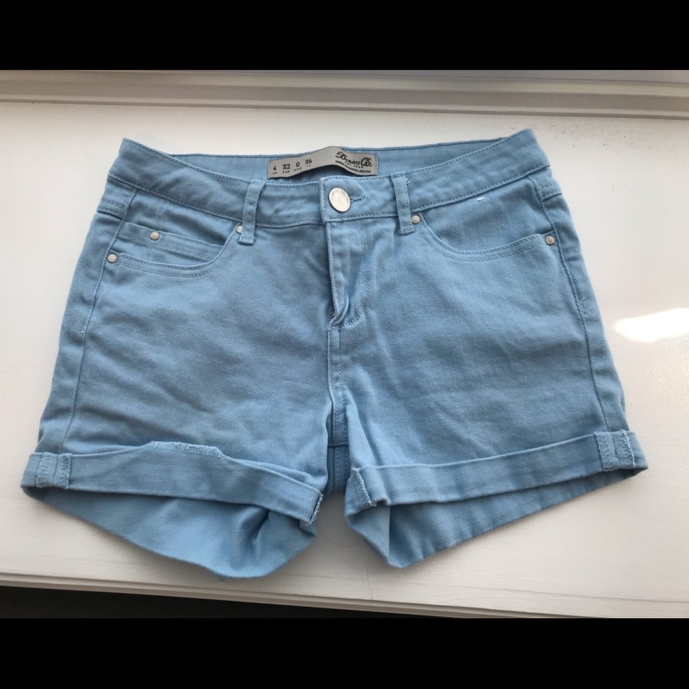 denim shorts